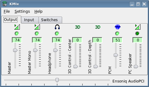 kmix output