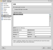 VirtualBox USB Settings