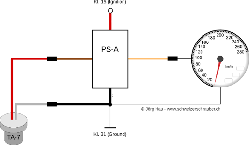 Wiring diagram PS-A