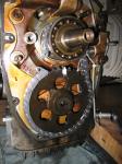 putting on the new timing chain