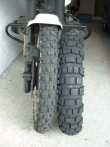 Mitas E09 and Pirelli MT21